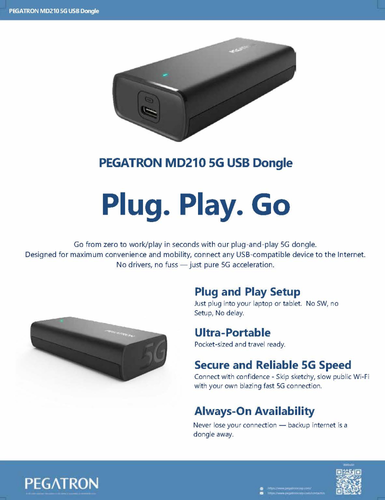MD210 (5G RedCap USB Dongle)